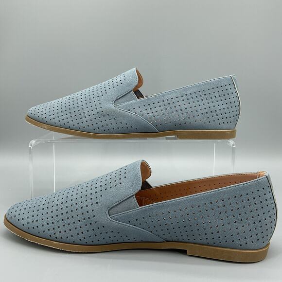 NEW Journee Collections Women’s Lucie Flats Blue Size 9.5 - Picture 2 of 10